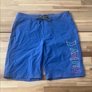 Hurley Men's Vibrant Blue Board Shorts